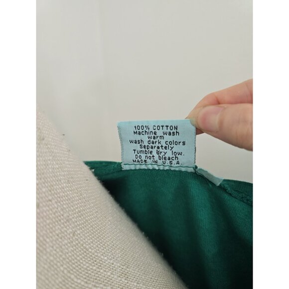 Johnny Was Vintage 90 Cotton Green Sun Embroidery Midi Drop Waist Dress S Petite - Picture 8 of 10